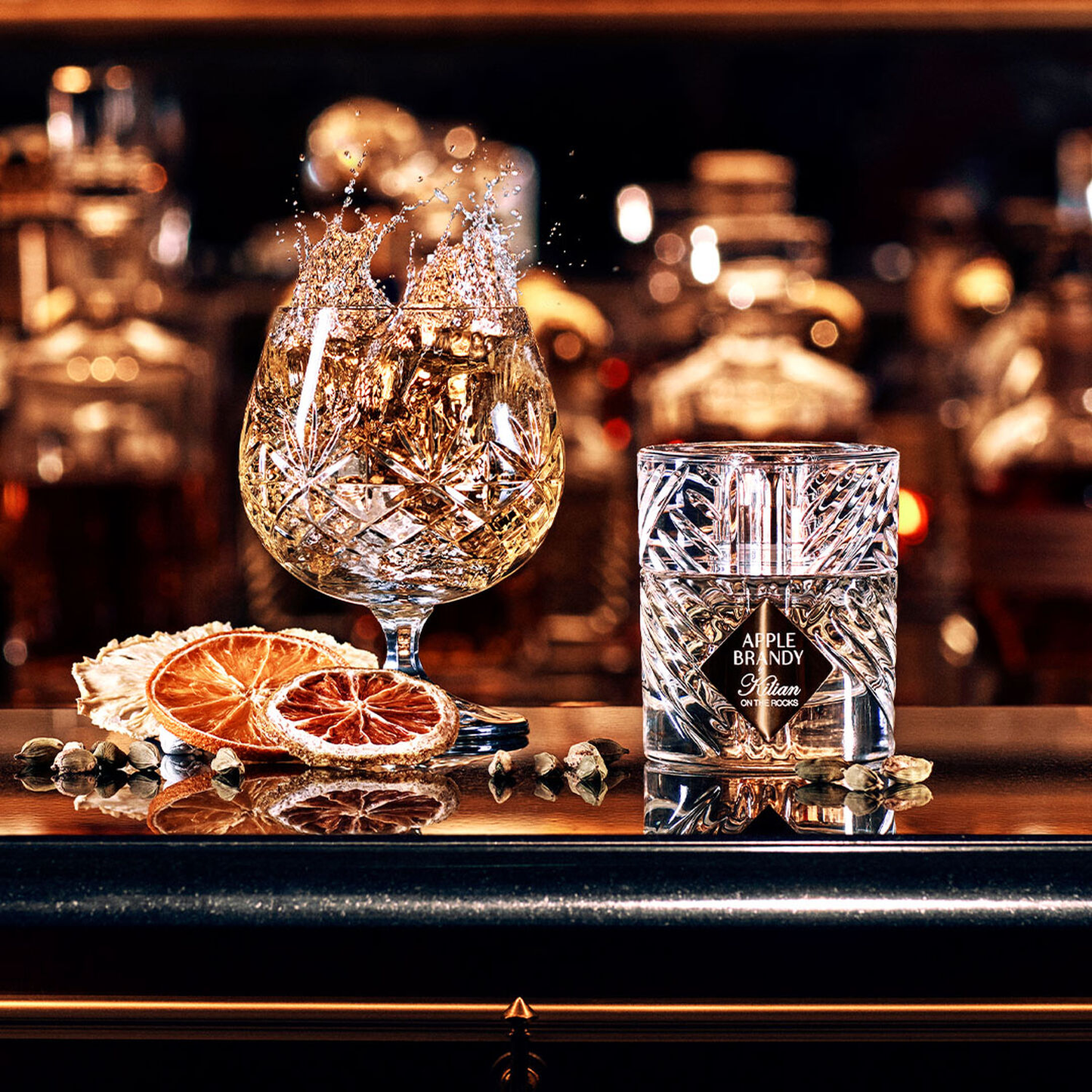 Kilian Apple Brandy on the Rocks